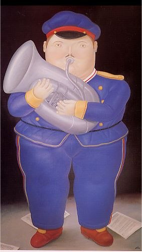 Fernando Botero Musician 1983